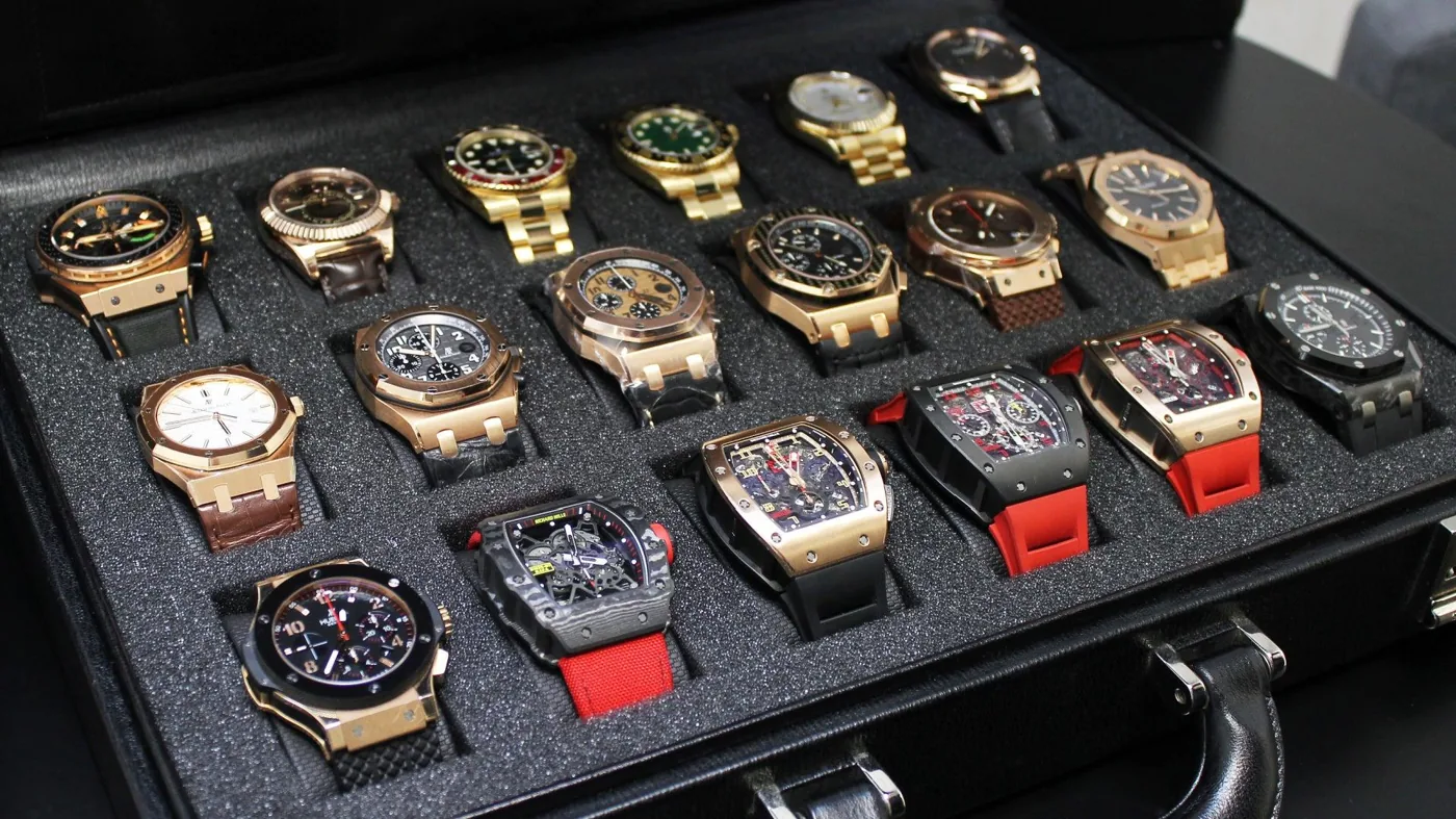 Luxury watch collection